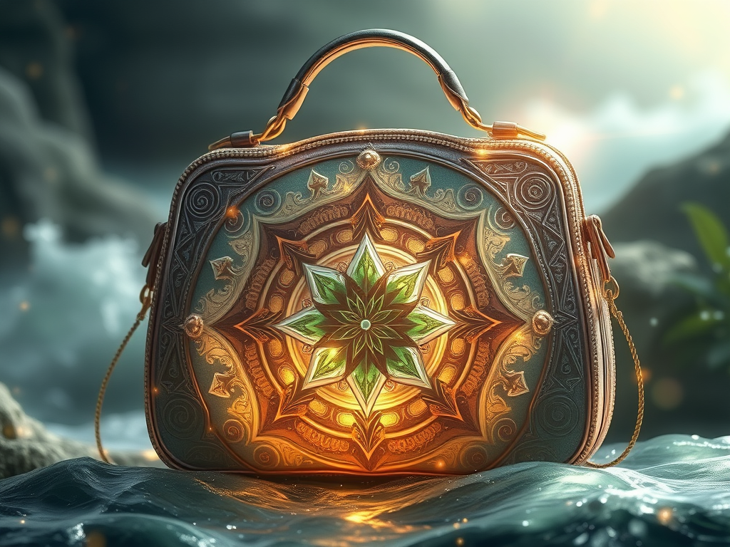 Goddess's handbag is full of hidden treasure.